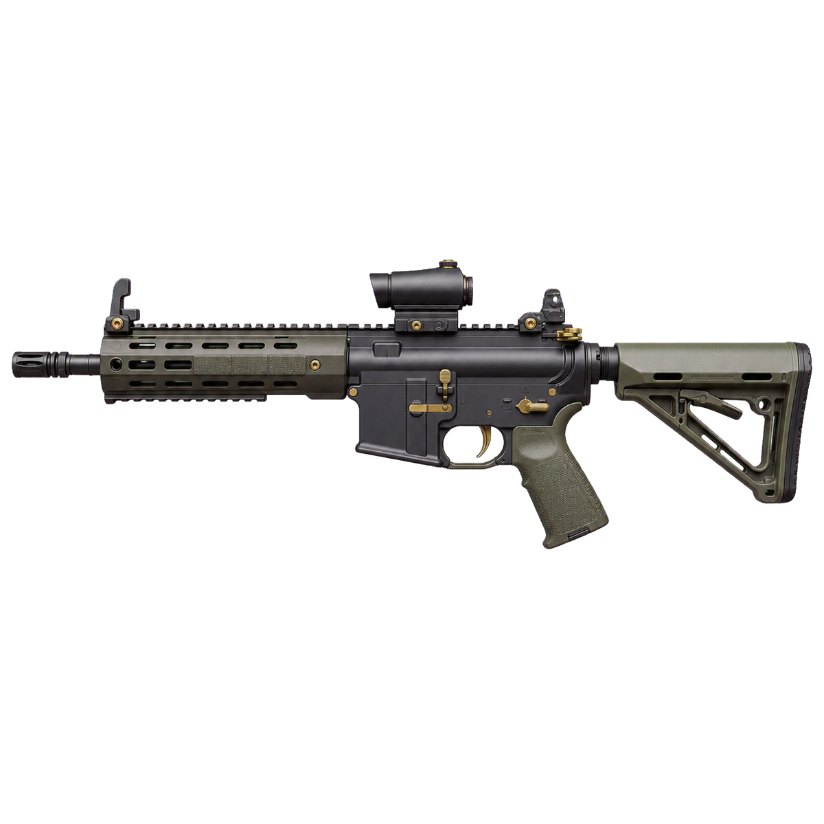 Styled rifle image used in Gun Room onboarding